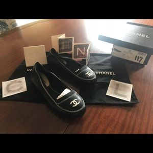 Chanel flats authentic made in Italy NIB